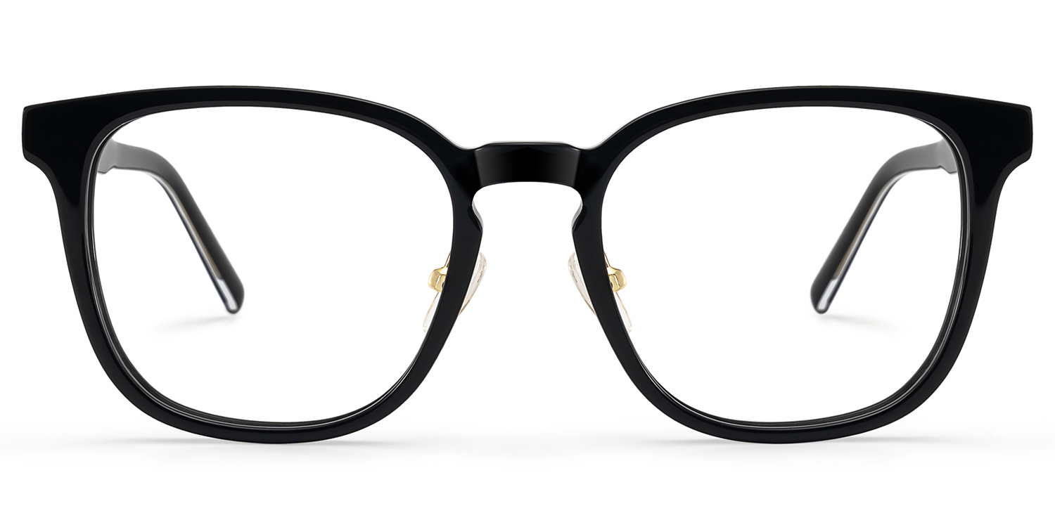 Hailey Black Frame Glasses with Square Frame Online | ZEELOOL