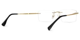 Cetina Rectangle Gold Glasses3