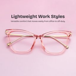 Hilary Butterfly Pink Glasses0