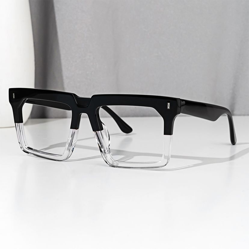 Moreland Rectangle Two-Tone Glasses