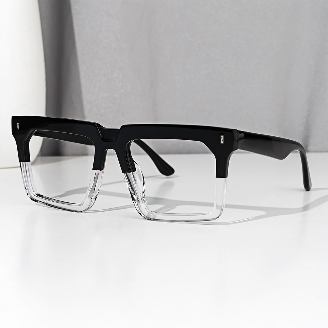 Moreland Rectangle Two-Tone Glasses