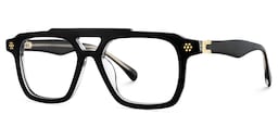 Mercurio Aviator Black Glasses3