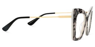 Kasim Butterfly Black Glasses2