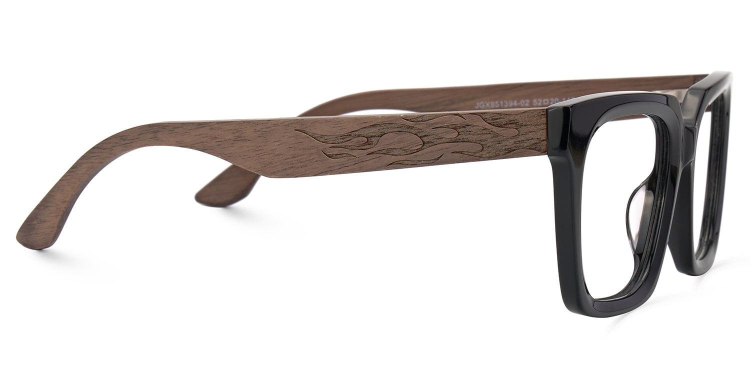 Cabdi Square Black Glasses2