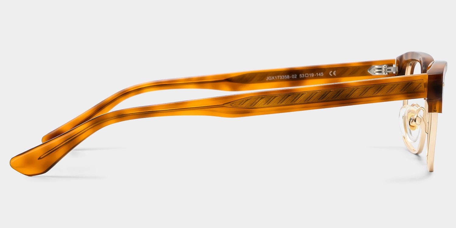 Eden Tortoise Rectangle Eyeglasses in Modern Vibe | ZEELOOL3