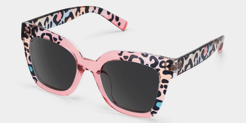 - BLACK | LEOPARD PRINT | PINK Chic Oversized  women AVIATION Sunglasses *NEW* Think Vintage Online | Accessories | Black Leopard Print  main image 4