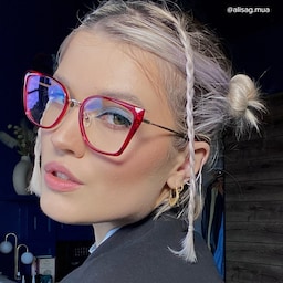 Martine Square Red Glasses5