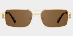 Eric Aviator Gold Glasses0