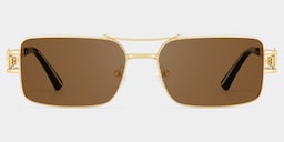 Eric Aviator Gold Glasses0