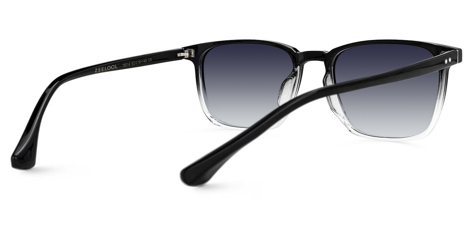 Martinez Square Black Glasses | Zeelool Glasses3