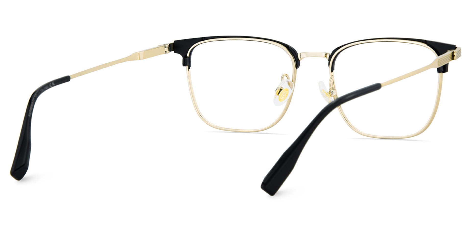 Men's Titanium Eyeglass Frames with Browline Shape5