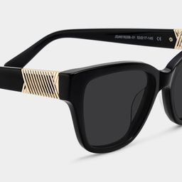 Miranda Black Cat eye Sunglasses4