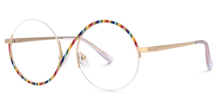 Flozif Round Rainbow Glasses