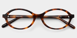 Everly Oval Tortoise Glasses5