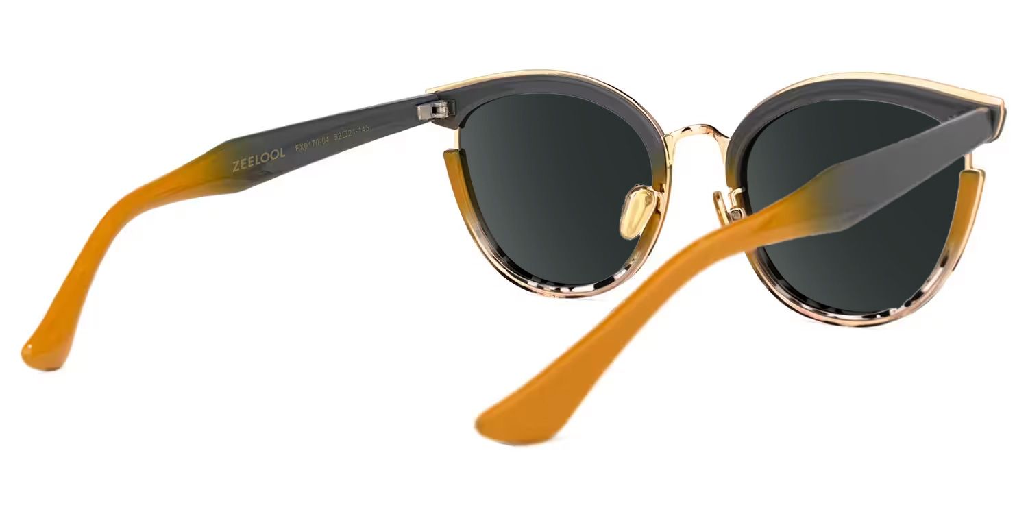 Laraine Cat Eye Gray Frame Sunglasses | Zeelool Optical3