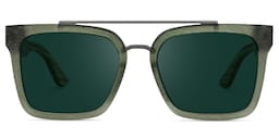 Pascal Aviator Green Sunglasses0