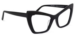 Driscoll Black Cat eye Glasses2