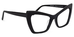 Driscoll Cateye Black Glasses2