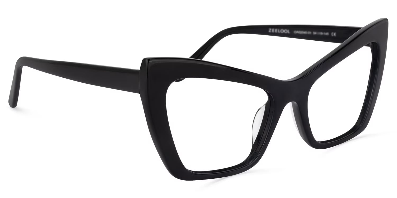 Driscoll Cateye Black Glasses2