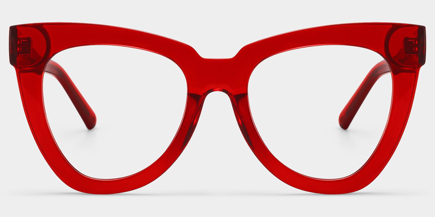 Yaser Geometric Blue Glasses | Zeelool Glasses