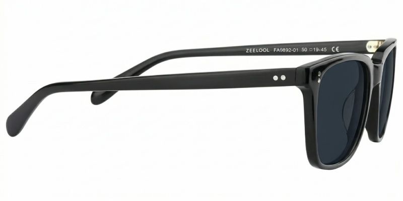 Lamont Rectangle Black Eyeglasses and Glasses Frames4