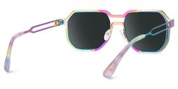 Hype Geometric Iridescent Glasses5