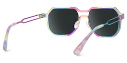 Hype Geometric Iridescent Glasses5