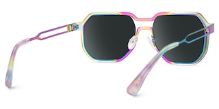 Hype Geometric Iridescent Glasses5