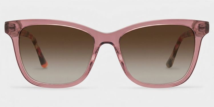 Faith Pink Rectangle Glasses
