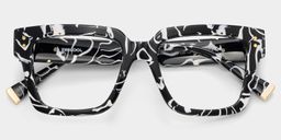 Caius Square Two tone Glasses4