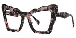 Wandy Cateye Floral Glasses1