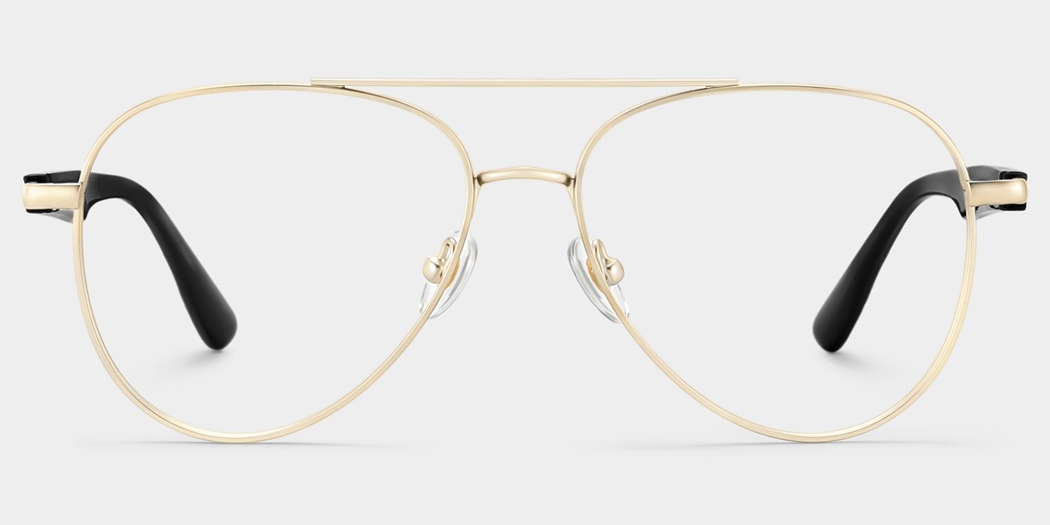 Aspen Gold Aviator Mixed Frame Glasses for Men | ZEELOOL1