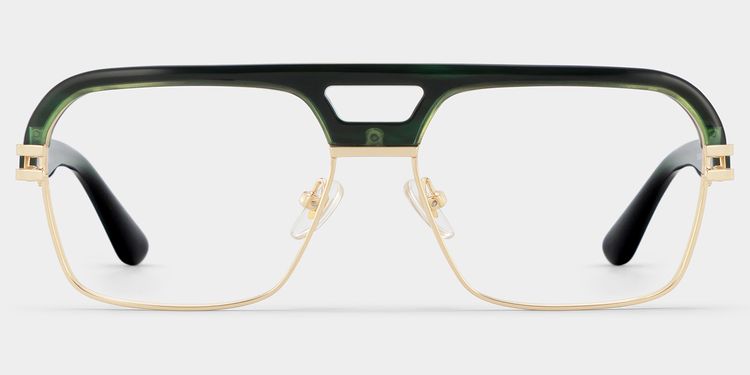 Griff Aviator Green Glasses