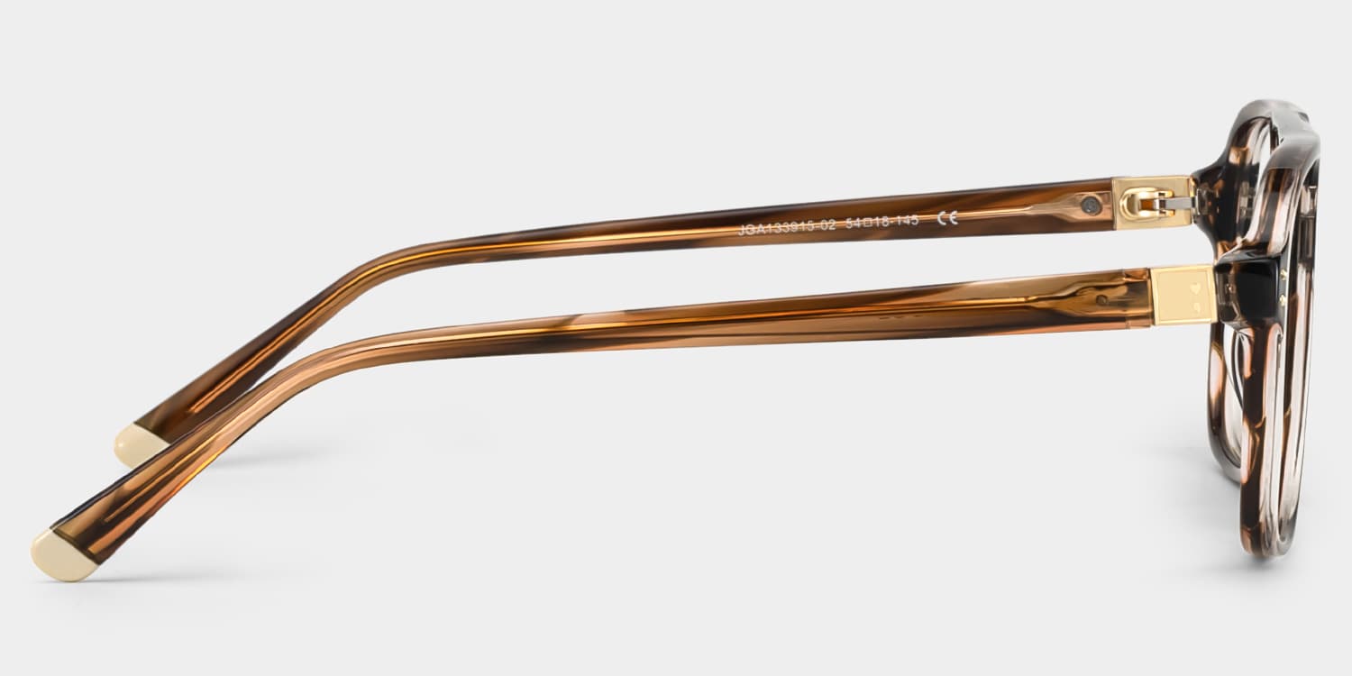 UsefulAtelier Athina ブラウン Athena Brown Frame Glasses with Aviator Frame Online | ZEELOOL