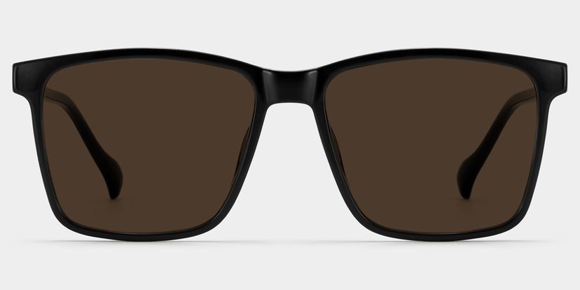 Burgos Square Black Glasses