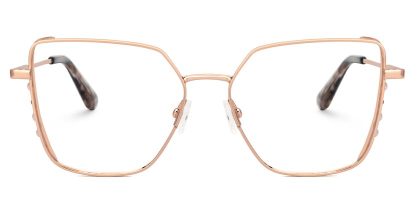 Jamison Square Rose-Gold Glasses