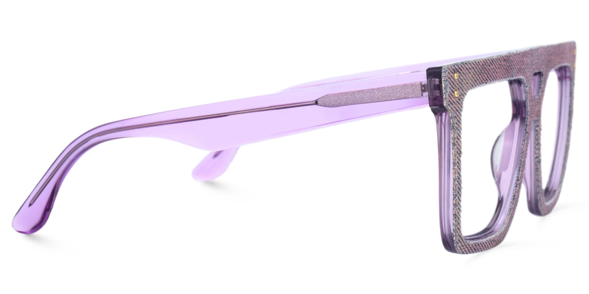 Rubin Purple Denim Eyeglasses | Zeelool2