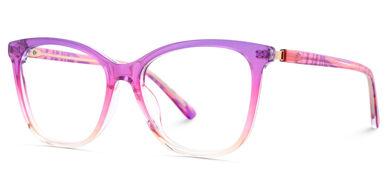 Gage Butterfly Purple Color Frame Glasses for Women | Zeelool3