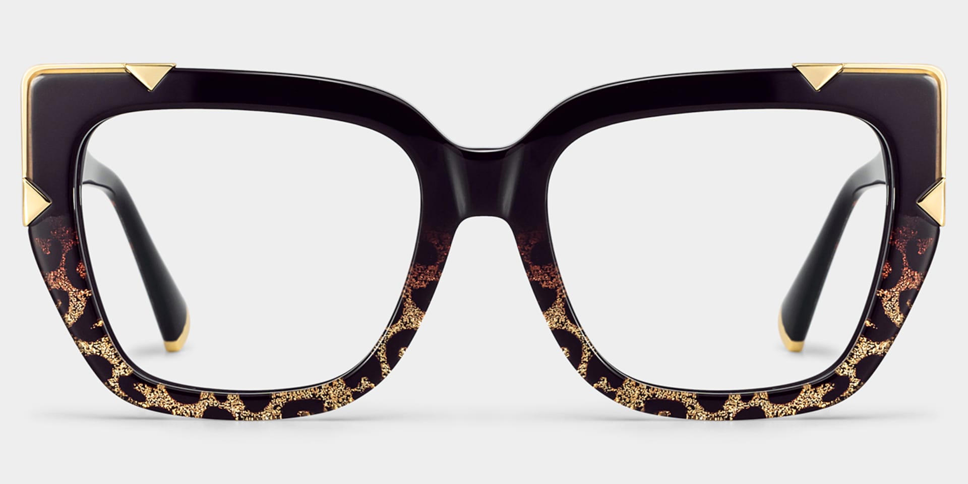 Dax Square black leopard print Frame Eyeglasses for Women| ZEELOOL2