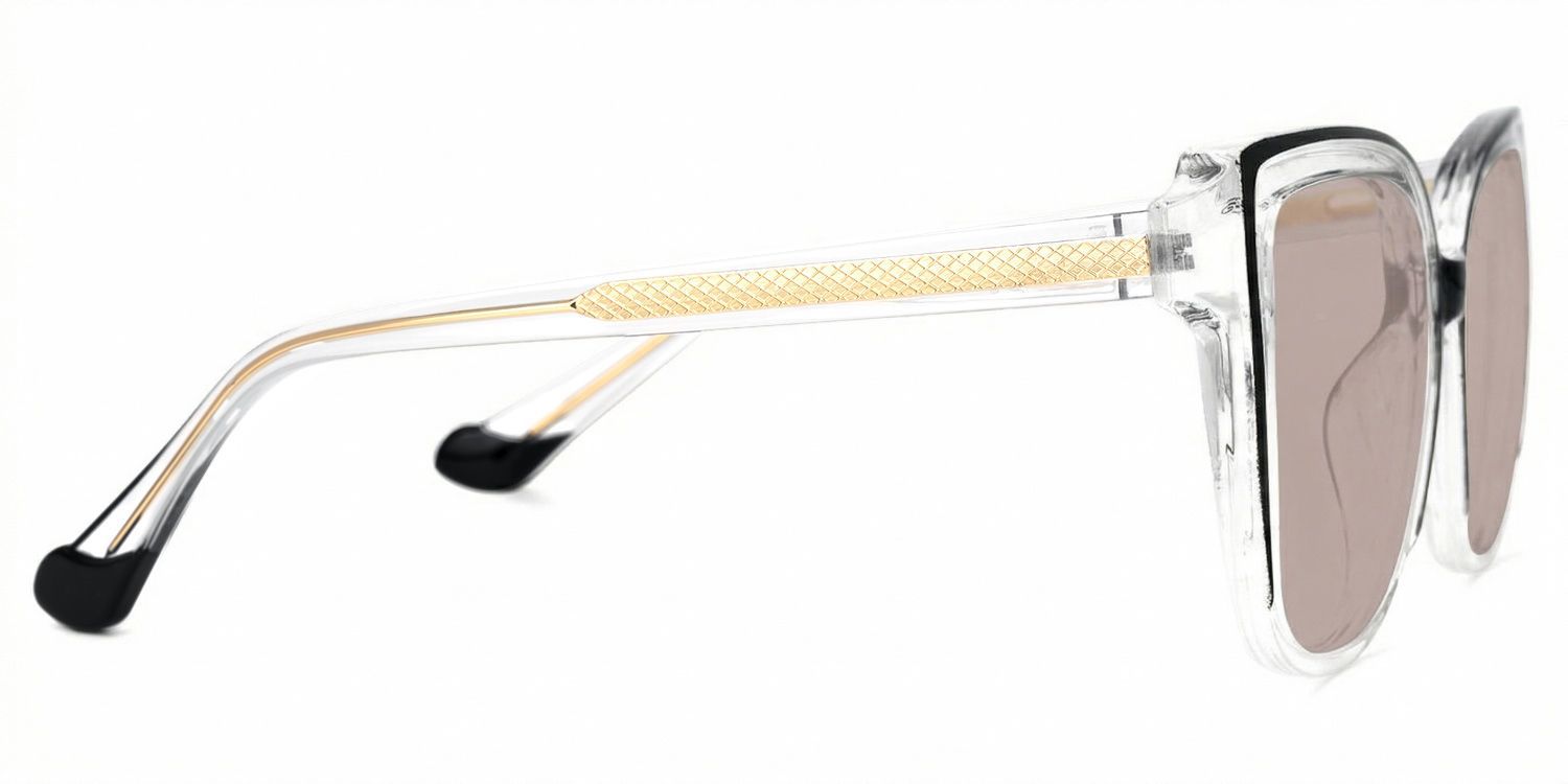 Fenn Clear Cat Eye Sunglasses to Frame Your Face | ZEELOOL2