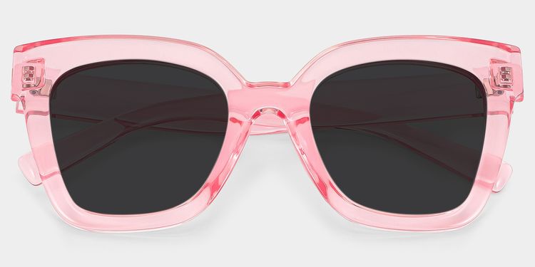 Malcolm Square Pink Glasses
