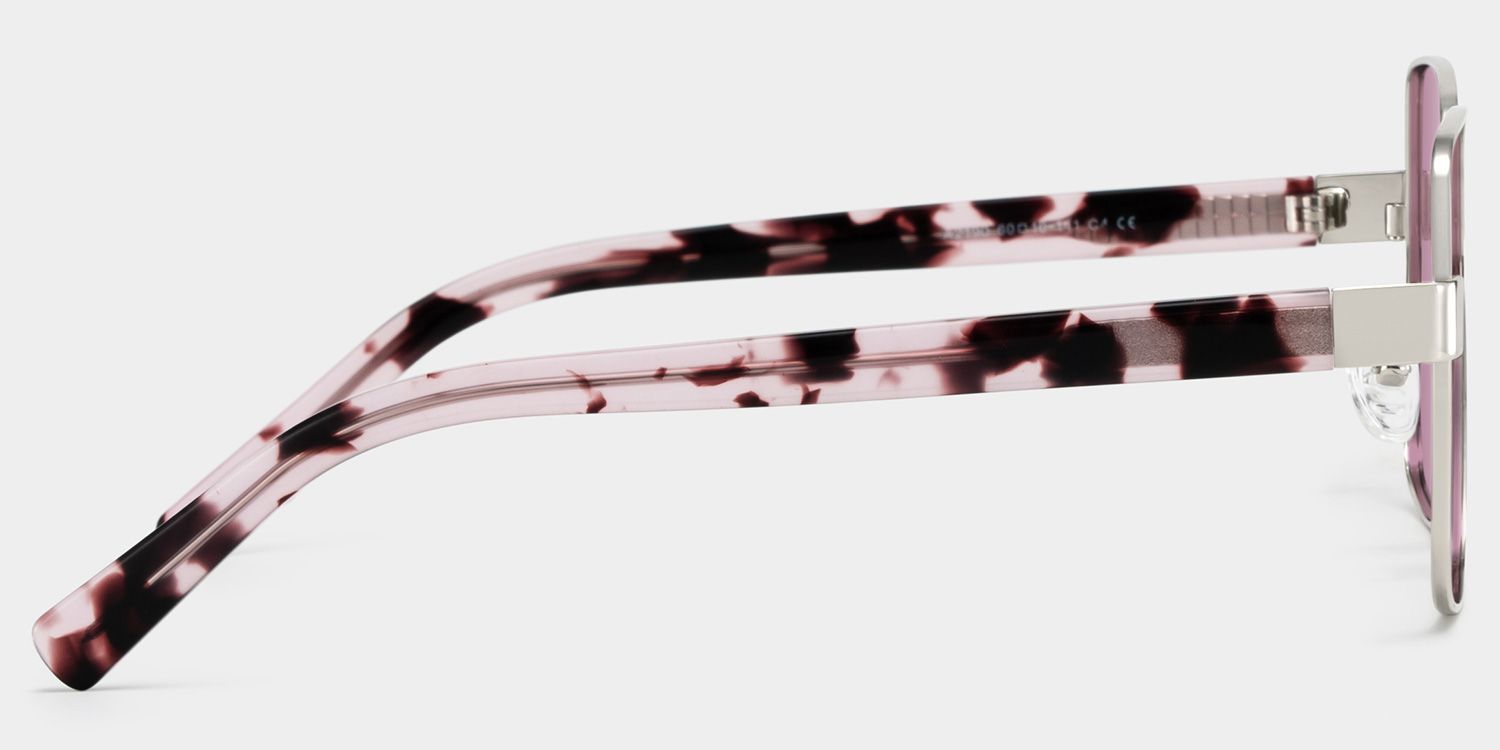 Sahara purple Frame Polarized Sunglasses with square Style Online | ZEELOOL3