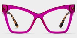 Senica Purple Cat eye Glasses1