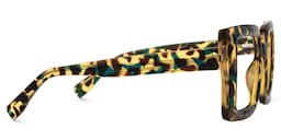 Bratzy Square Turquoise Tortoise Shell Glasses2