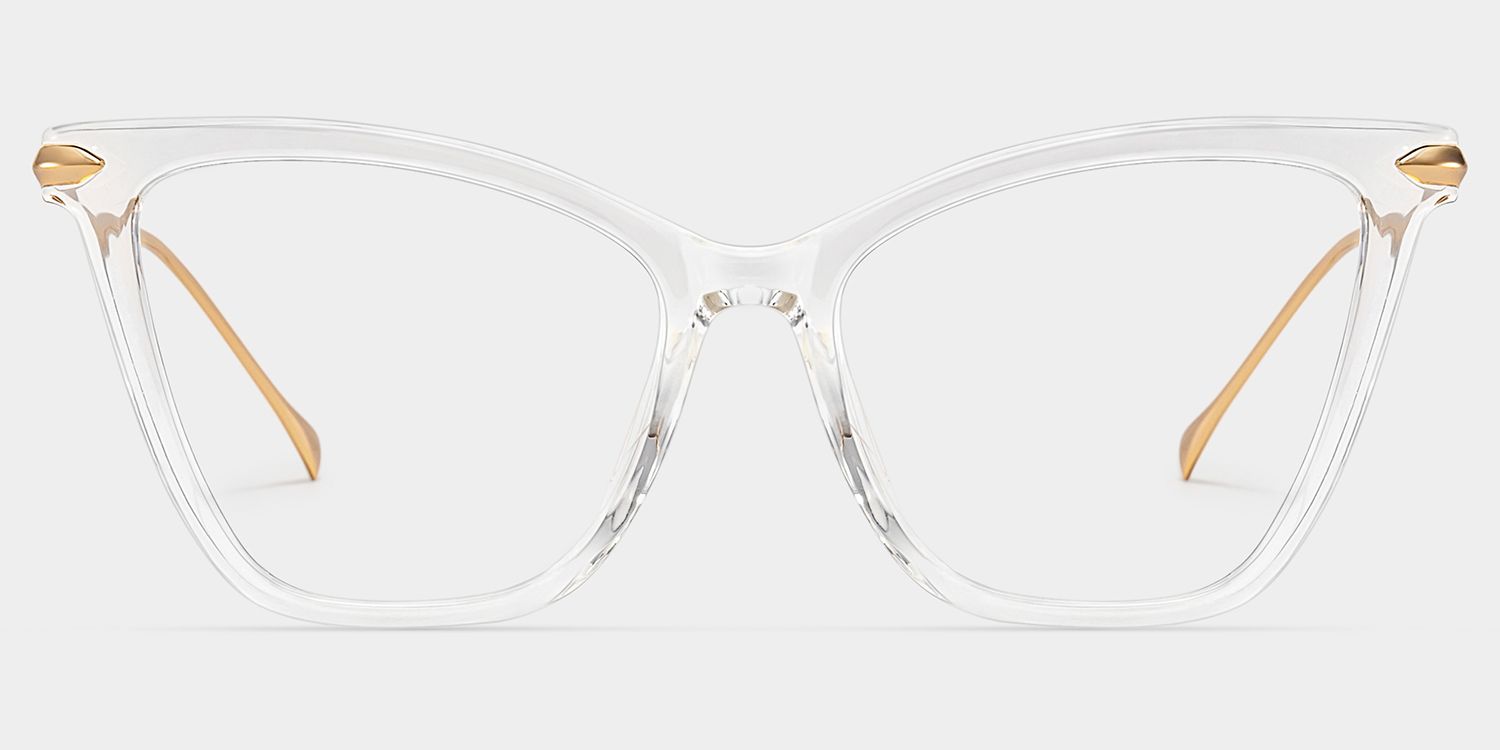Hilary Butterfly Clear Frame Glasses for Women | ZEELOOL1