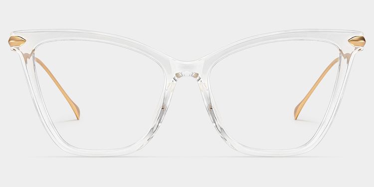 Hilary Clear Butterfly Glasses