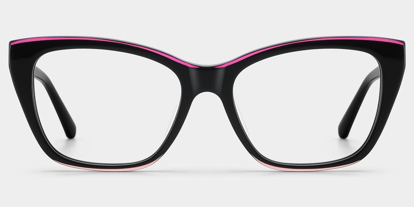 Seraphina Black Butterfly Glasses