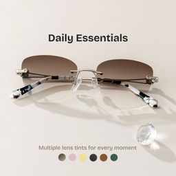 Seth Rectangle Silver Glasses0