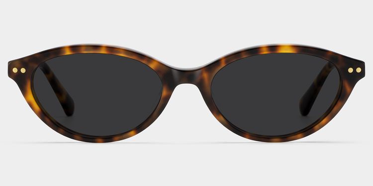 Ashby Tortoise Oval Sunglasses