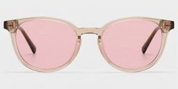 Allison Clear Brown Round Glasses0